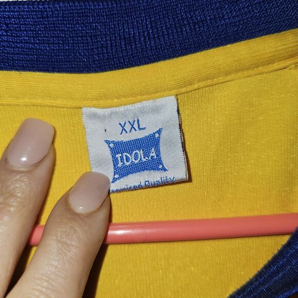 Sverige Sweden Football Soccer Jersey Shirt Men’s Size XXL Yellow And Blue - Picture 10 of 10